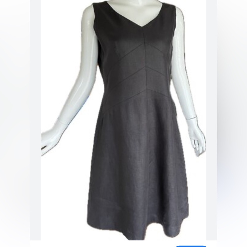 Talbots Irish Linen Sheath Sleeveless Dress. Size 8.